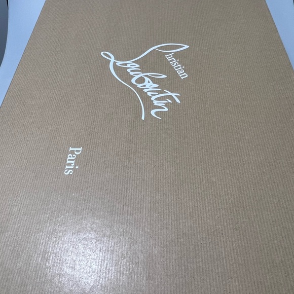 Christian Louboutin Movida Suede 130mm Platform Boots Black Women’s EU 38/US 8 - Picture 8 of 11